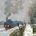 Monet, le train dans la neige