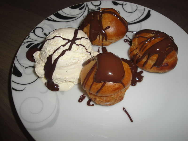 Profiterole au chocolat - Un amour de cuisine