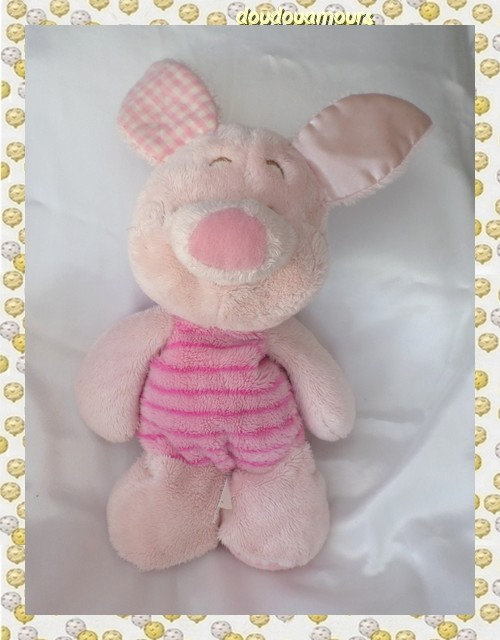 Disney Bourriquet l'âne Peluche avec doudou violet rose 25 cm