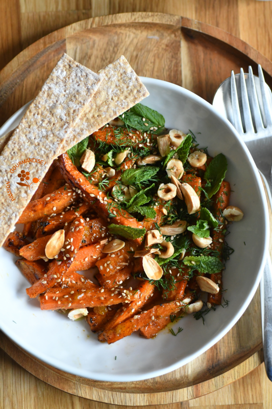 Salade de carottes, sauce Chamoy_2
