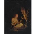 Attributed to Gerrit Dou (Leiden 1613 - 1675), The Penitent Magd