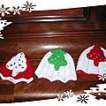 Calendrier de l'avent 2011: deuxième série bonnets de la collection noël 2011