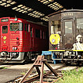 JR Shikoku Resort star trains at Matsuyama