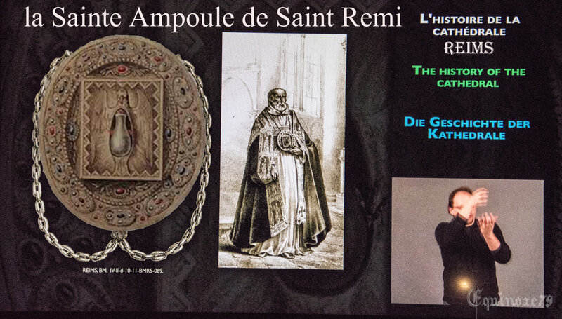l'histoire de la Cathédrale de reims, la Sainte Ampoule de Saint Remi