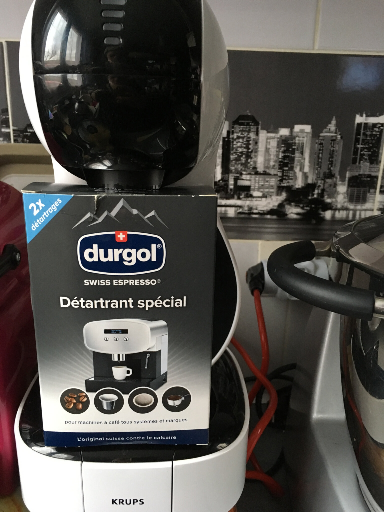 durgol swiss espresso, Détartrant spécial pour toutes les machines à café