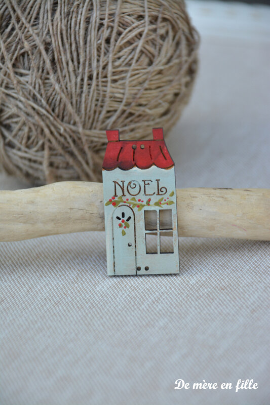maison noël bleue