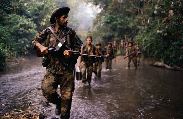 1987_Contra_Rebels_on_Patrol_In_Nicaragua