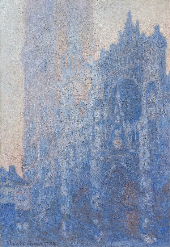 Claude_Monet_-_Rouen_Cathedral_Façade_and_Tour_d'Albane_(Morning_Effect)_-_Google_Art_Project