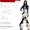 Editorial: 'long & lean' with xiao wen & lili ji by terry gate for vogue china, april 2011s