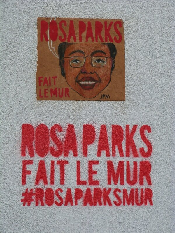 Rosa Parks fait le mur