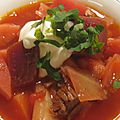Oukraïnski borchtch, (pot au feu russe)