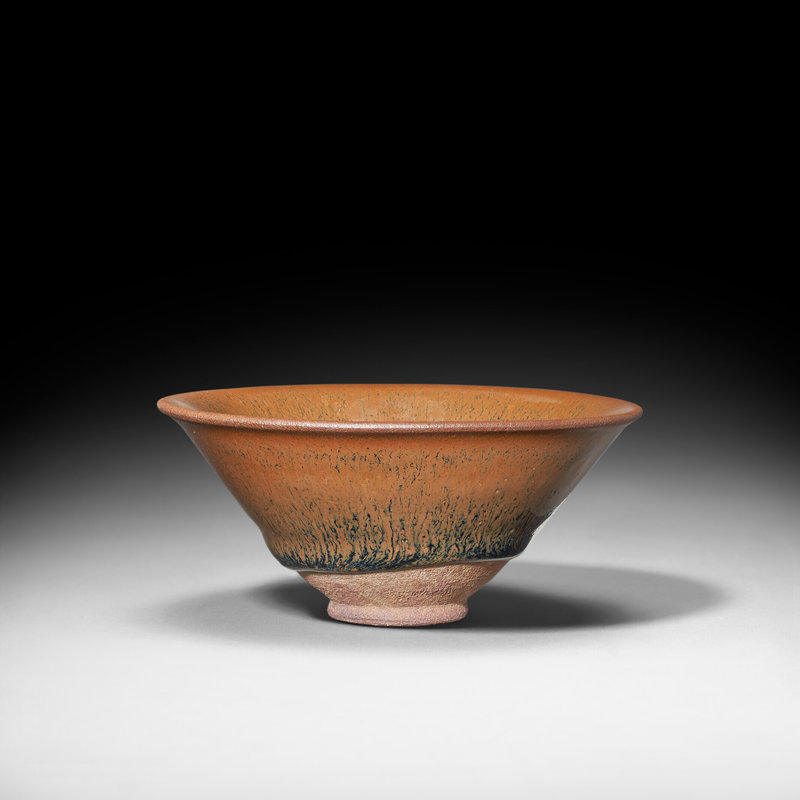 A Jian 'hare's fur' tea bowl, Southern Song dynasty (1127-1279)