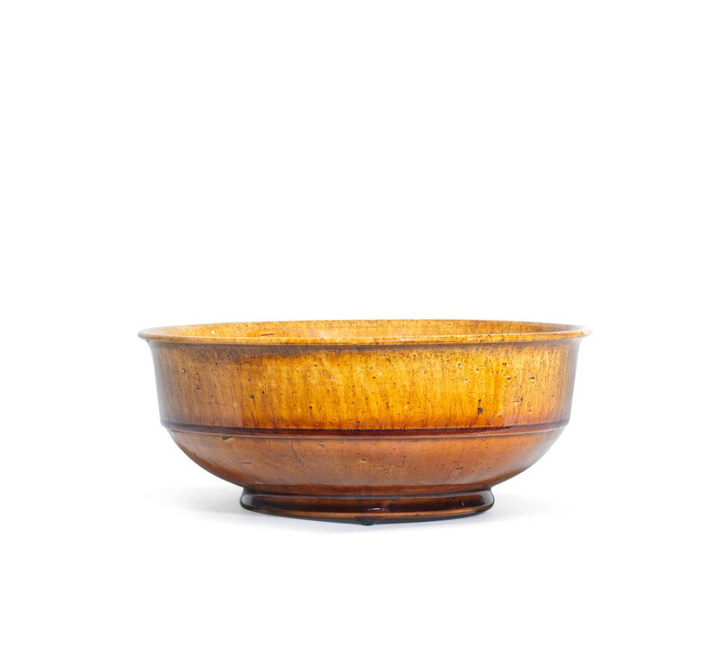 An amber-glazed bowl, Tang Dynasty (618-907)