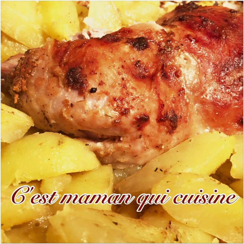 Cuisse De Dinde à Ma Façon - C'est Maman Qui Cuisine