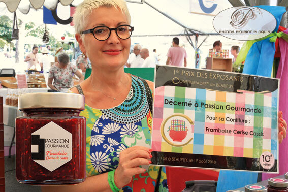 PASSION_GOURMANDE_1er_prix_des_exposants_Confituriades_2018_FRAMBOISE_Creme_de_CASSIS
