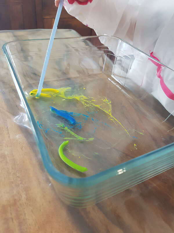 Peinture sur l'eau - 1/2ans - Deux P'tites mains
