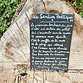 Sauveterre-de-Béarn, île de la Glère, sentier poétique, poème (64)