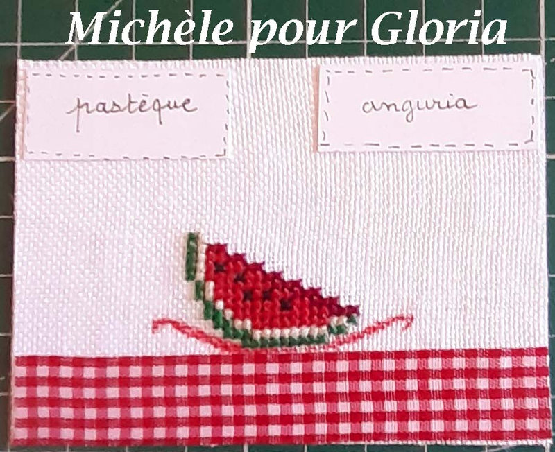 ATC Mai 2022 de Michèle pour Gloria