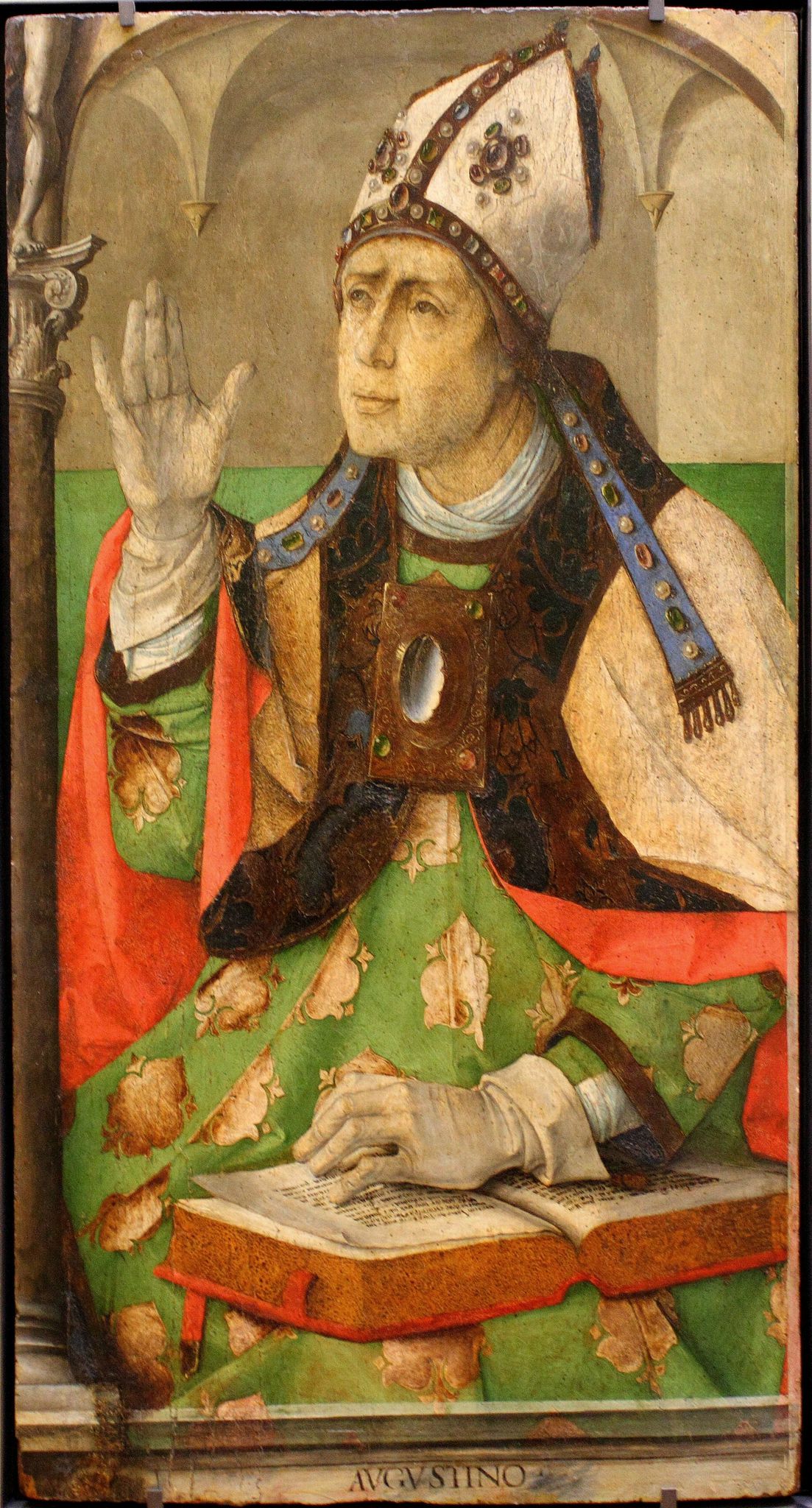 1474 (ca) - Juste de Gand : St Augustin - flickr.com (Louvre)