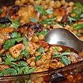 Poulet tomate, poivrons et chorizo 