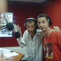 Ivan Frésard (Rouge FM, émissions Les Patriotes), avec Franck Riahi, en pleine promo
