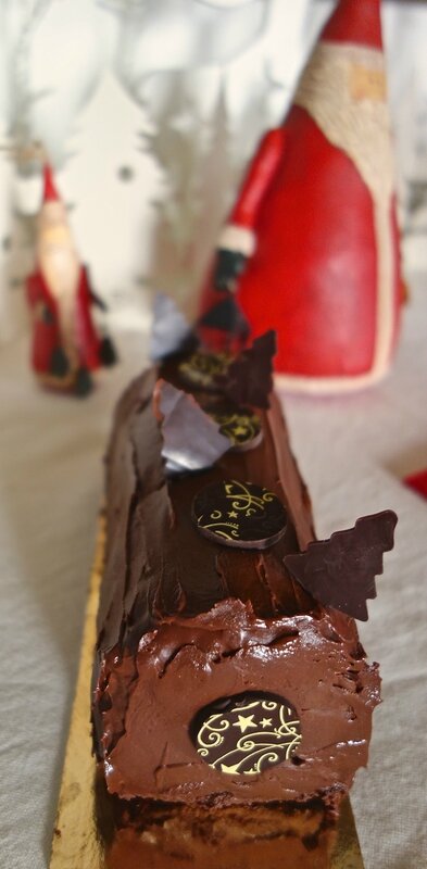 bûche tout chocolat