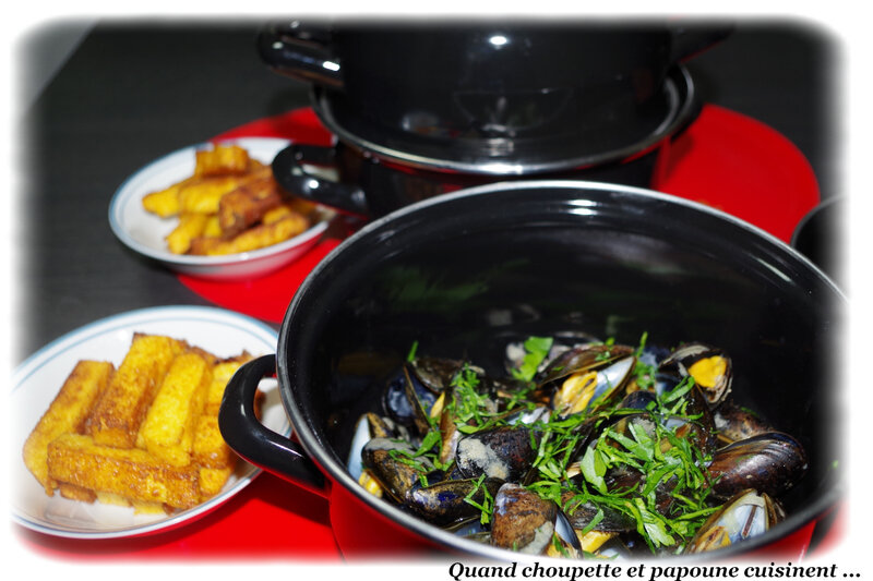 moules à la bière et frites de polenta-6910