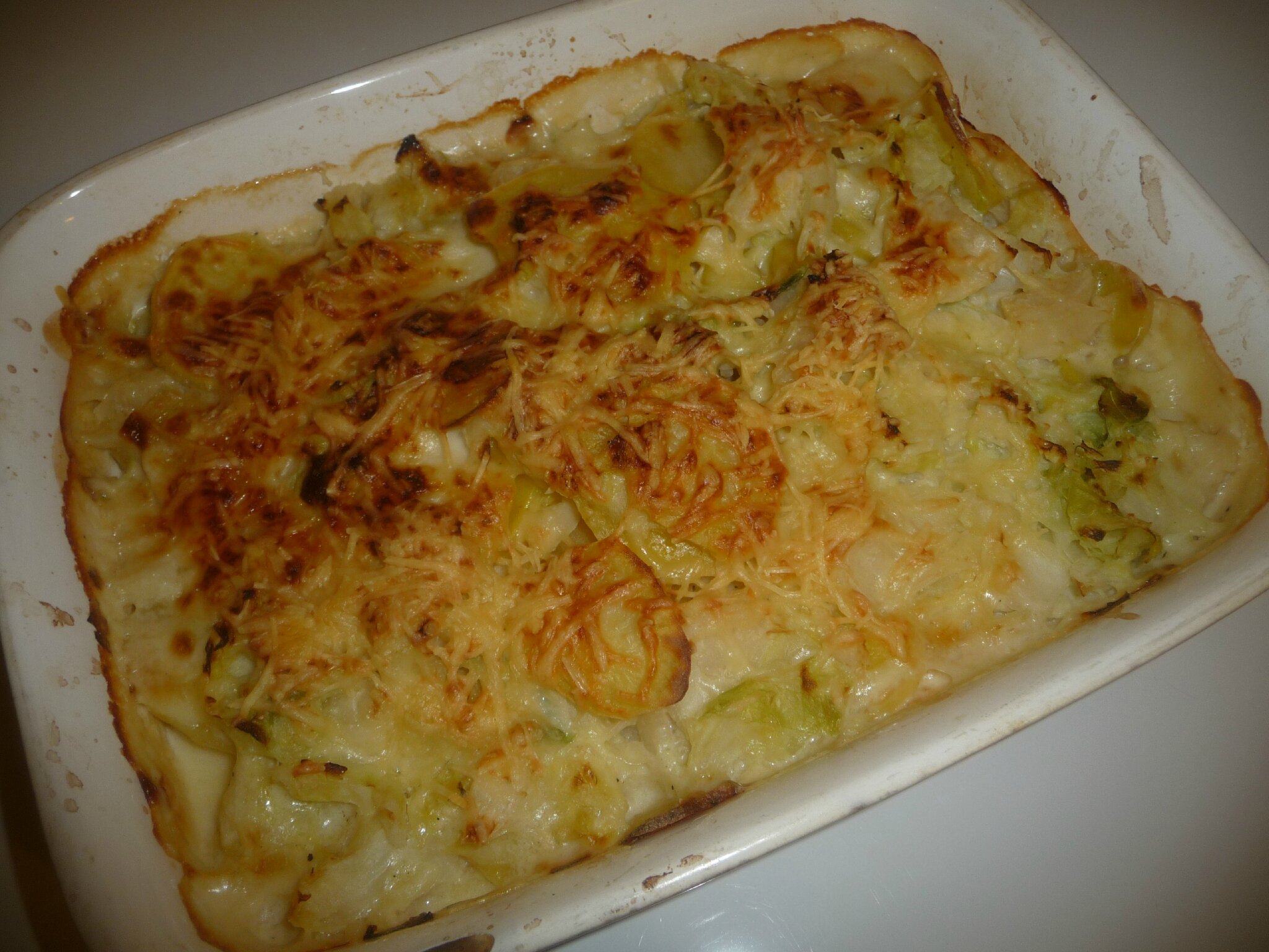 Gratin Chou Fleur Et Pommes De Terre Isa Dans Sa Cuisine