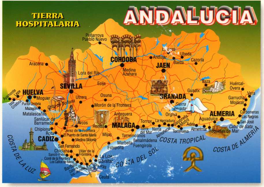 Andalousie carte