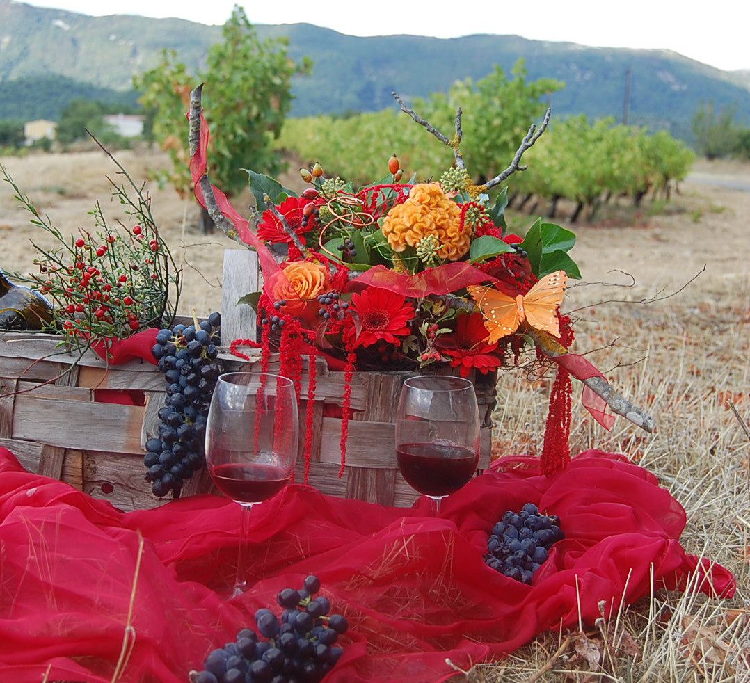 Pique-Nique Romantique Romantic Picnic Potins Fleurs