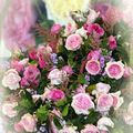 Bouquet de roses très romantiques