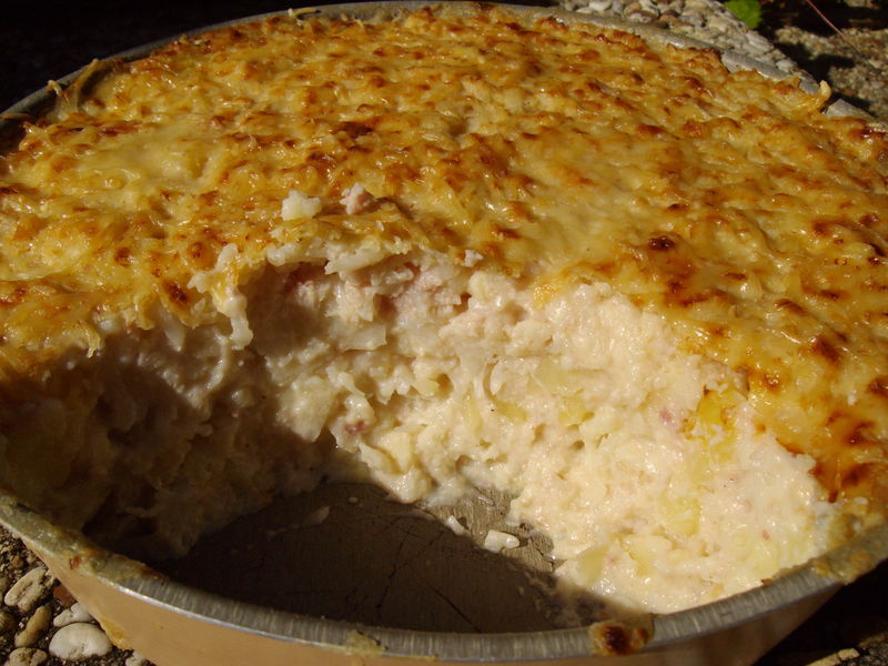 Gratin De Chou Fleur Pommes De Terre Au Jambon Quand Est