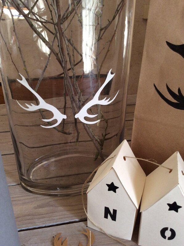 . Cette année pour ma déco de Noël le cerf (ou - L'ESPRIT DE FANNIE