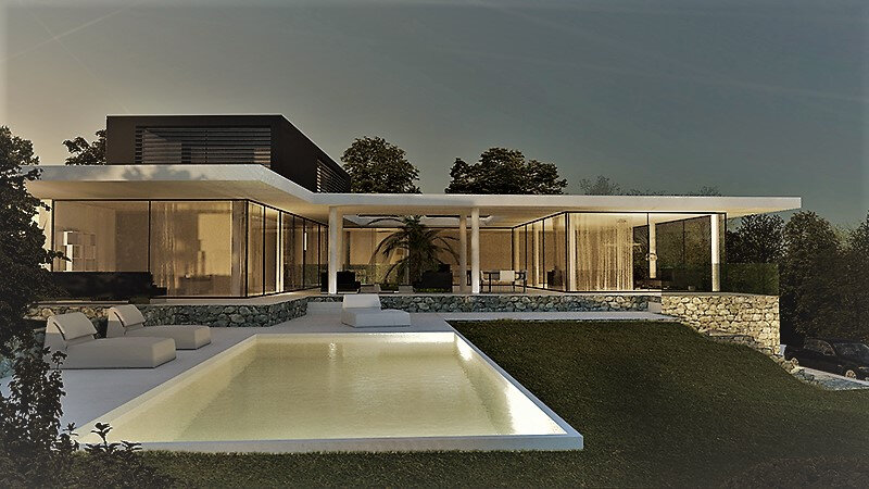 maison d'architecte villa contemporaine aix en provence paca
