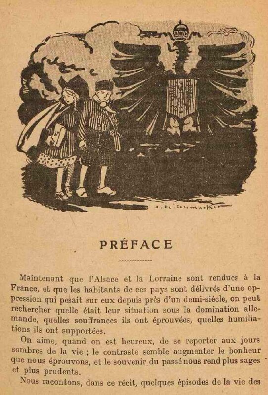 Préface enfants d'Alsace