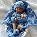 Noé, mini bébé réaliste de 15 cm!