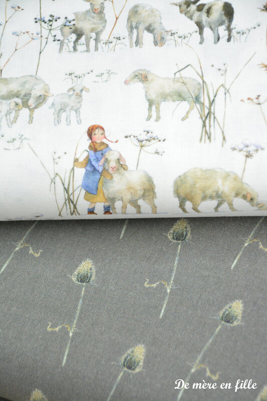 enfants d'hiver et moutons 4