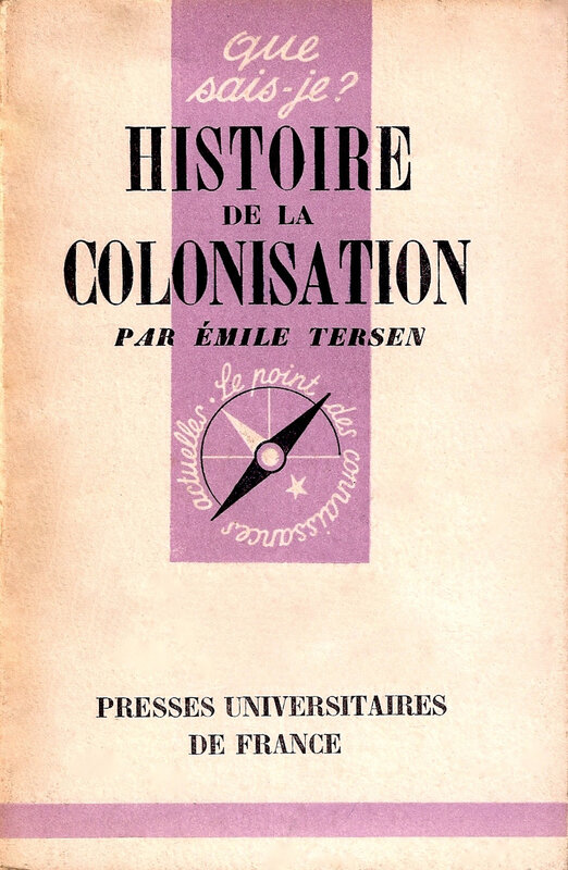 Tersen, Histoire colonisation française, couv