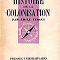 Histoire de la colonisation française, par émile tersen, 1950