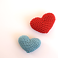 Tuto amigurumi : un joli cœur pour la fête des mères