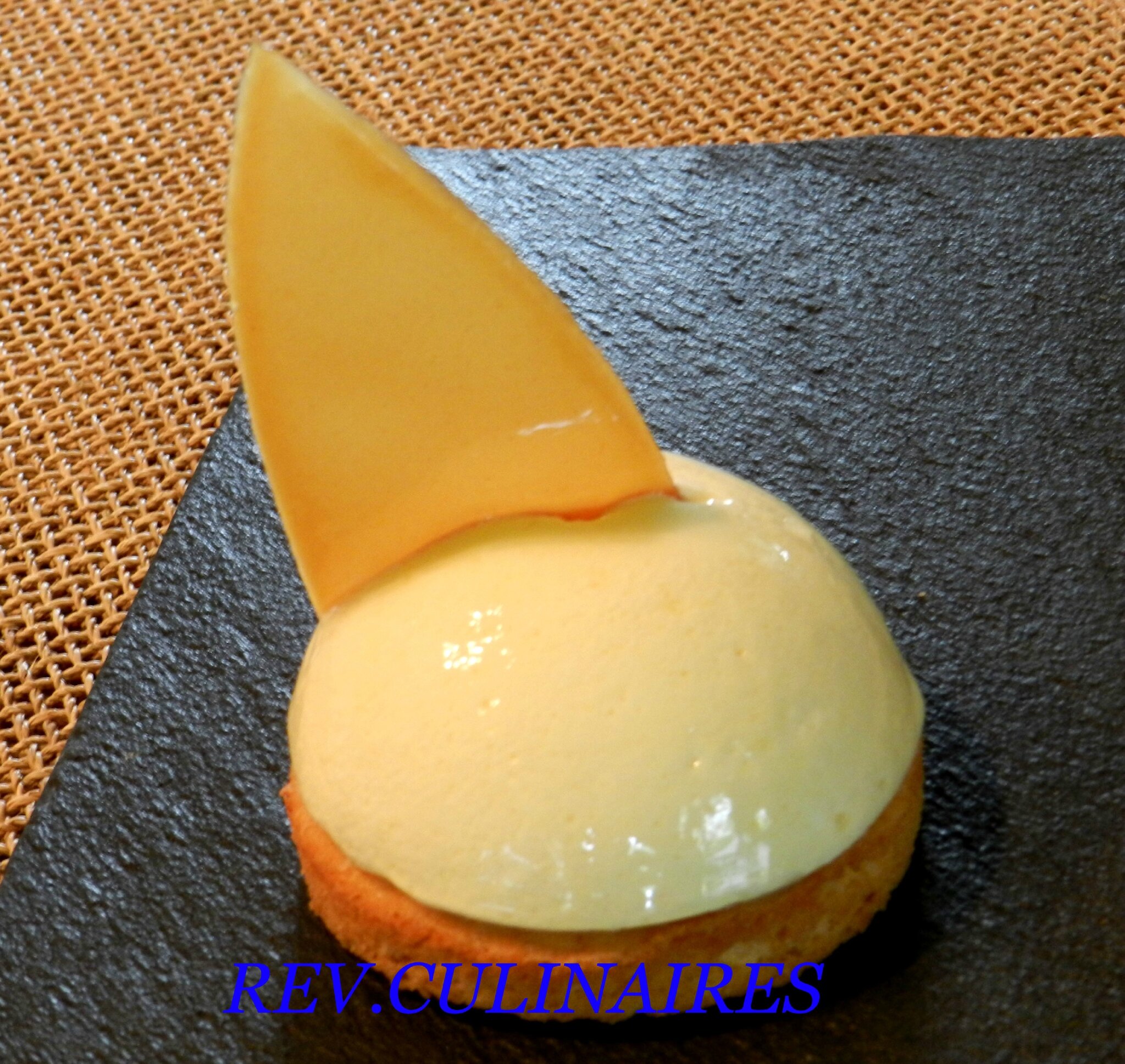 Sablé breton chibboust citron miel 1
