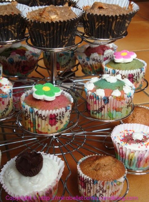 20 Caissette cupcake Couleur: Multicolore - 3 Saveur