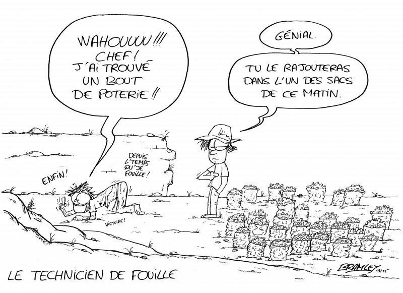 fouilles