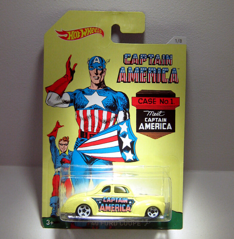 Ford coupe de 1940 serie Captain America(Hotwheels)