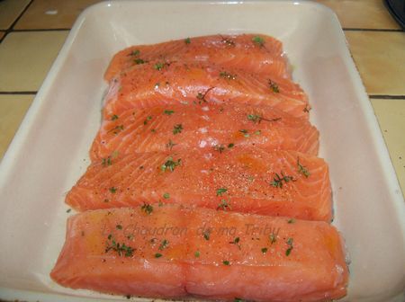 saumon au beurre blanc safrané 001