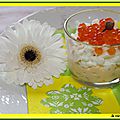 Oeufs mimosa de la mer