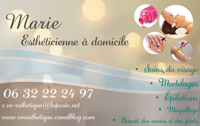 Contact Marie Esthéticienne à Domicile