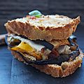 Croque légumes du soleil feta