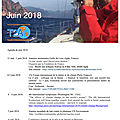 Agenda de la mer : juin 2018 - agenda of the sea : june 2018