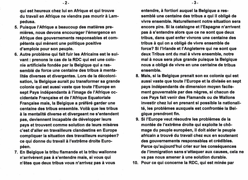 LE GRAND MAITRE DE LA SAGESSE KONGO PARLE DE LA MONTEE DE L'EXTREME DROITE EN EUROPE b